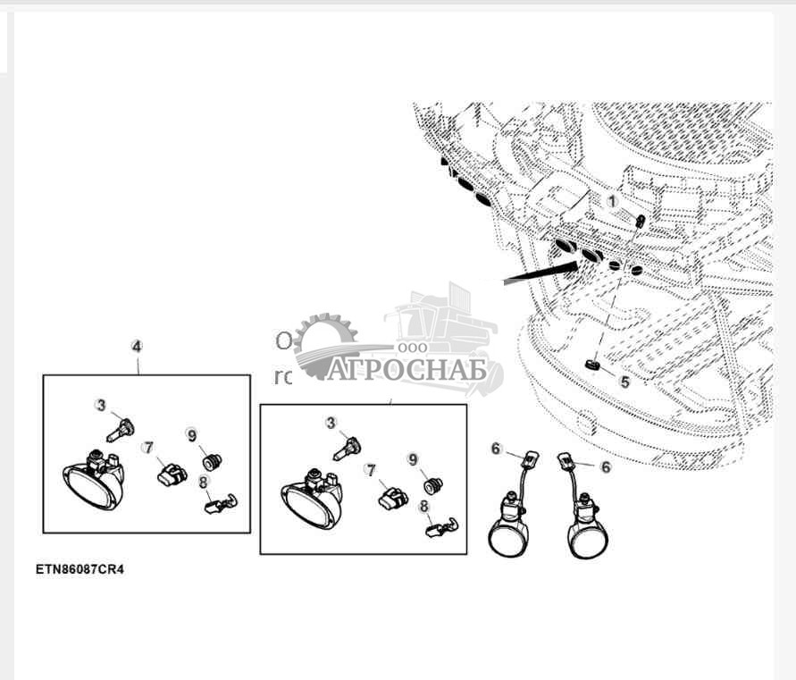 Световые приборы верхней облицовочной панели со светодиодными прожекторами 